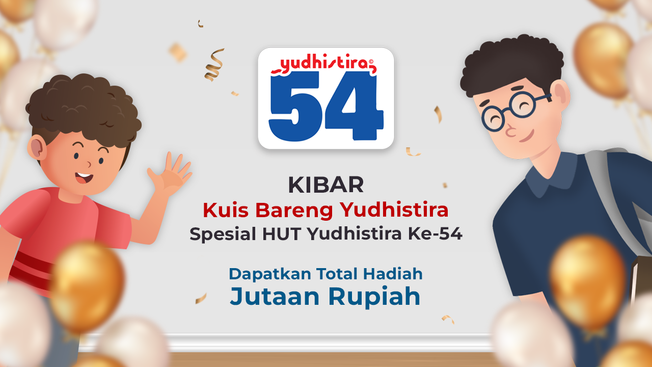 KIBAR Spesial HUT Yudhistira Ke-54: Raih Hadiah E-Wallet Total Jutaan Rupiah